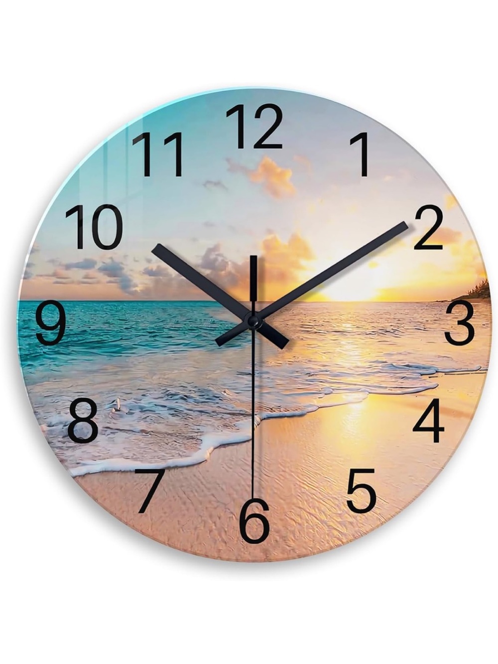 Beach Sunset Wall Clock
